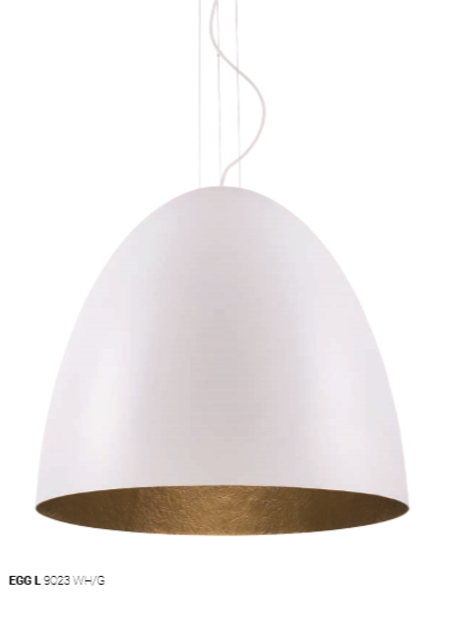 Notranja Stropna, EGG L, Nowodvorski , 5xE27, max 40W, IP20, bela/zlata