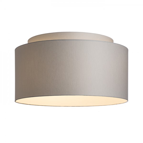 DOUBLE 55/30 senčnik Chintz svetlo siva/beli PVC max. 23W - slika 2