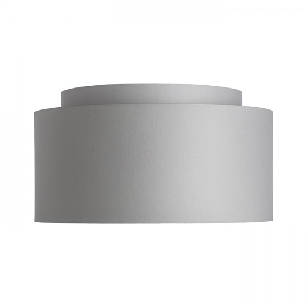 DOUBLE 55/30 senčnik Chintz svetlo siva/beli PVC max. 23W - slika 3