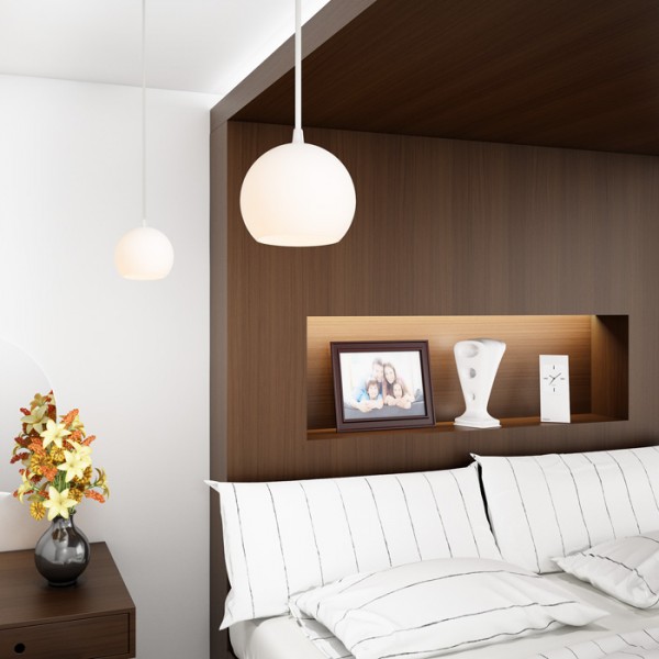 COPA viseča opal steklo 230V LED E27 11W - slika 4