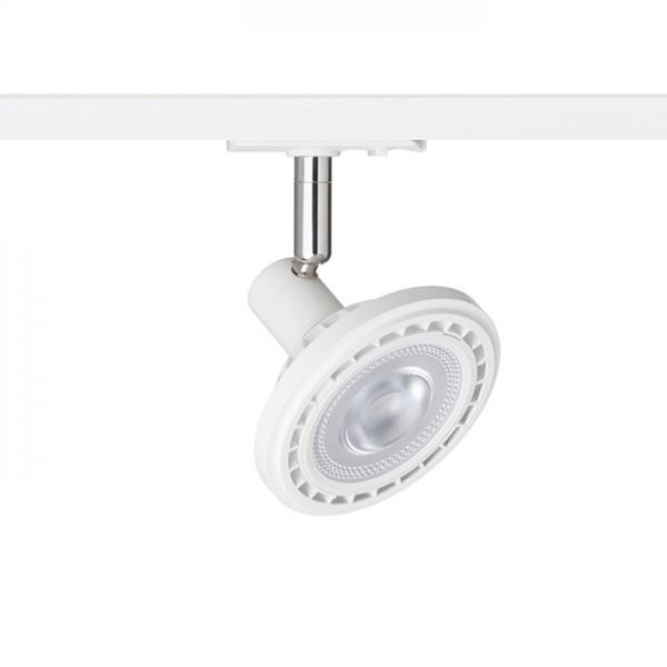 TRICA za 1F tirni sistem bela 230V LED GU10 12W - slika 3