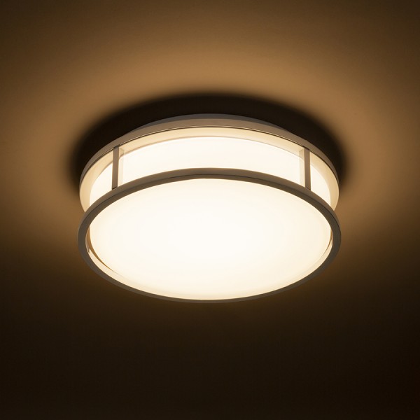 GRANDE LED 25 stropna opal steklo/krom 230V LED 12W IP44 3000K - slika 3