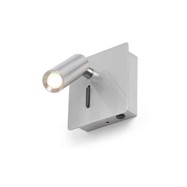 MIG stenska mat nikelj 230V LED 3W 30° 3000K - slika 5