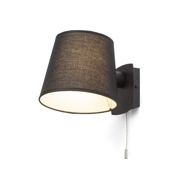 SELENA stenska črna 230V LED E27 11W