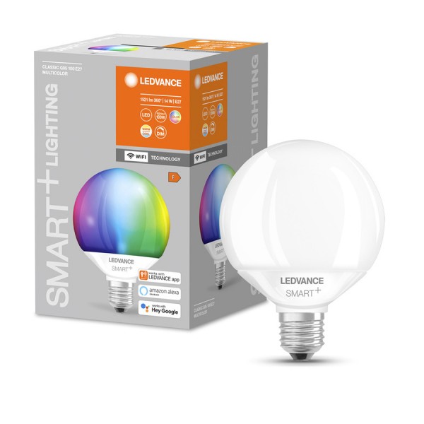 OSRAM SMART+ Globe 95 mat 230V E27 LED EQ100 RGBW - slika 4