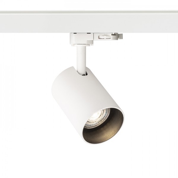 CONNOR za 3F tirni sistem bela/črna 230V LED GU10 10W