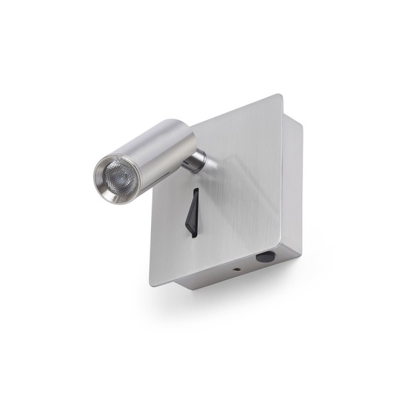 MIG stenska mat nikelj 230V LED 3W 30° 3000K - slika 2