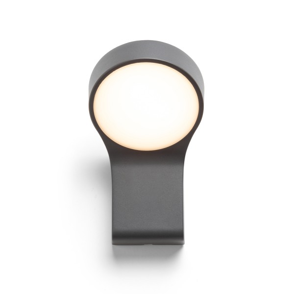 ELIA stenska antracitna siva 230V LED 9W IP44 3000K - slika 4