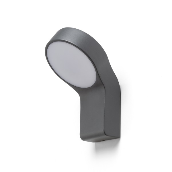 ELIA stenska antracitna siva 230V LED 9W IP44 3000K - slika 3