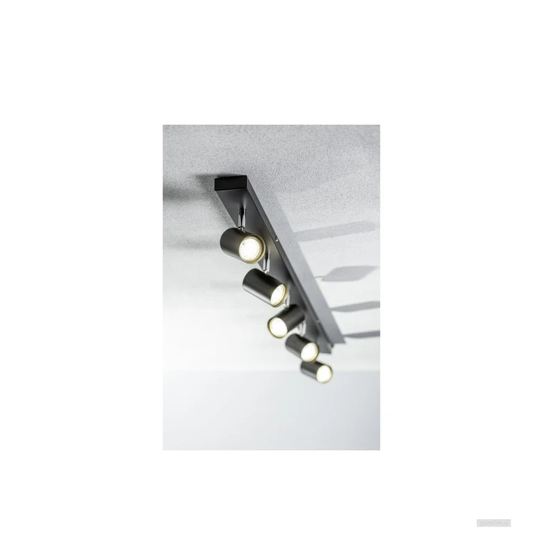 GTV stropna svetilka VENETO 5xGU10 230V IP20, črna - slika 2