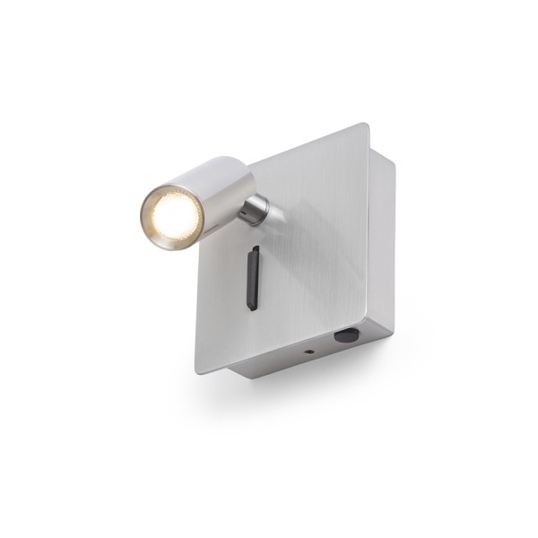 MIG stenska mat nikelj 230V LED 3W 30° 3000K - slika 4