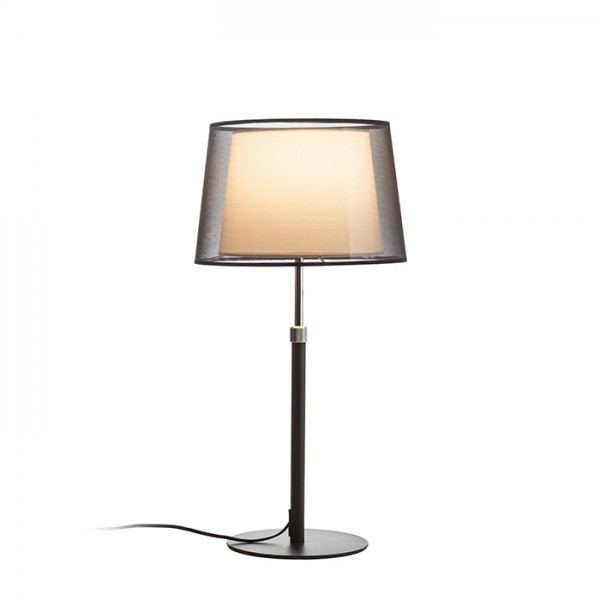 ESPLANADE namizna svetilka transparentno črna/bela krom 230V LED E27 15W - slika 2