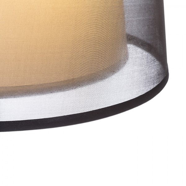 ESPLANADE talna transparentno črna/bela krom 230V LED E27 15W - slika 3