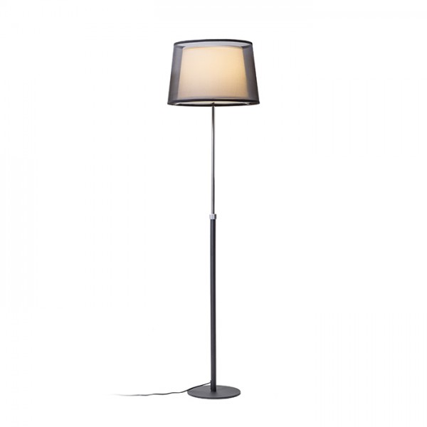 ESPLANADE talna transparentno črna/bela krom 230V LED E27 15W