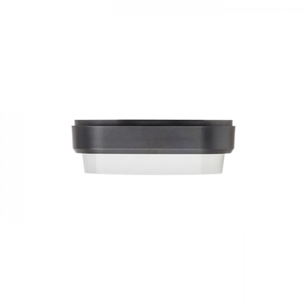 TARIS SQ 17 nadgradna črna plastika 230V LED 8W IP54 3000K - slika 3