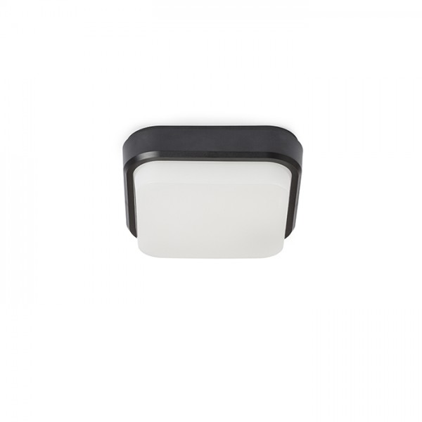 TARIS SQ 17 nadgradna črna plastika 230V LED 8W IP54 3000K - slika 4