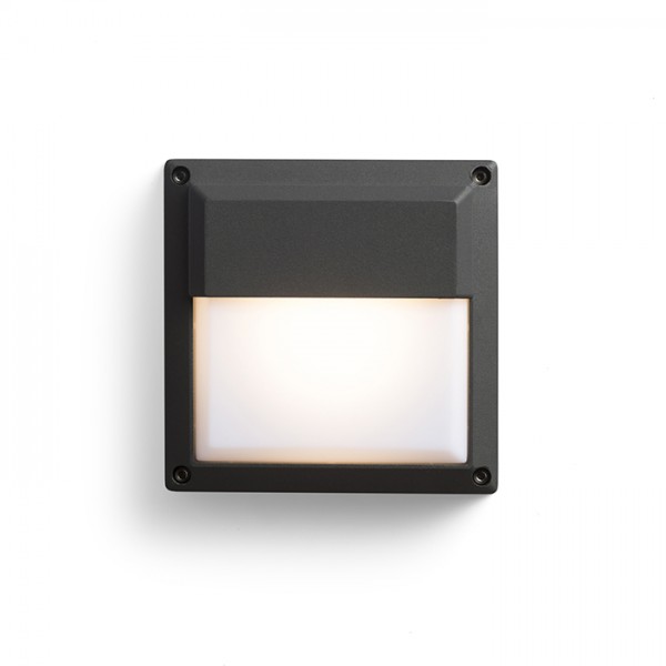 DELTA 145 stenska antracitna siva 230V GX53 9W IP54 - slika 3