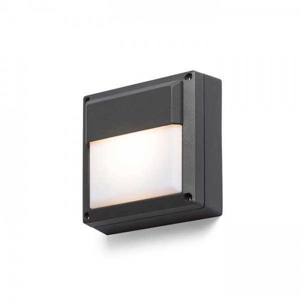 DELTA 145 stenska antracitna siva 230V GX53 9W IP54