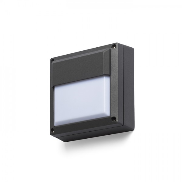 DELTA 145 stenska antracitna siva 230V GX53 9W IP54 - slika 5
