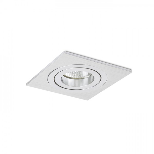 PASADENA GU10 SQ I vgradna brušeni aluminij 230V LED GU10 7W - slika 2