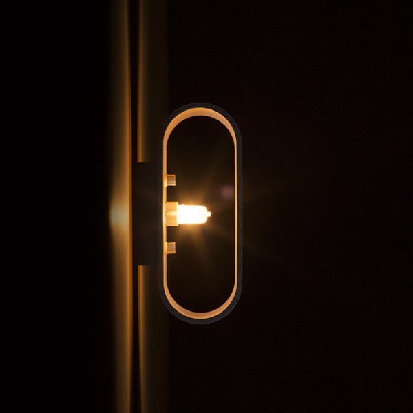 MARIO mat črna/zlata 230V LED G9 5W - slika 4