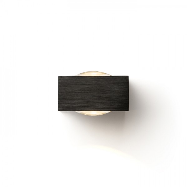 KORSO II stenska anodizirana črna 230V LED 2x3W 120° IP54 3000K