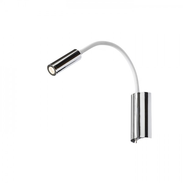 SHOW stenska bela krom 230V LED 3W 3000K - slika 4