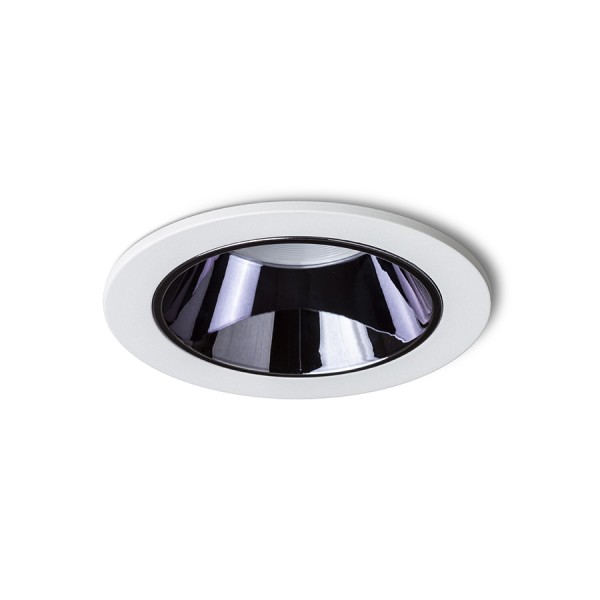 ANSEL vgradna bela črni krom 230V LED 12W 60° 3000K - slika 2