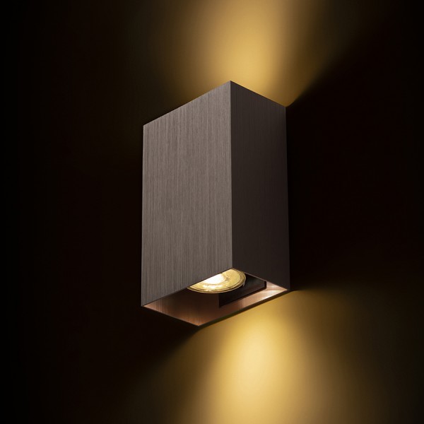 CAPRI RC stenska brušen bron 230V LED GU10 2x9W - slika 3