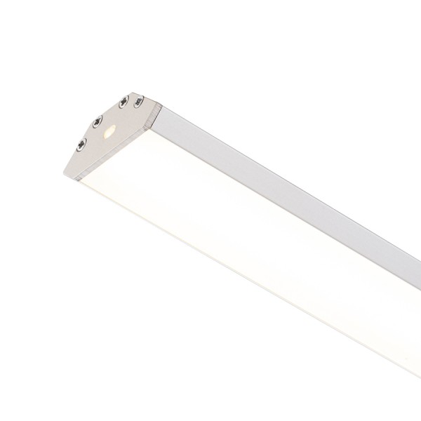 LED PROFILE J nadgradna 1m anodiziran aluminij/mat akril