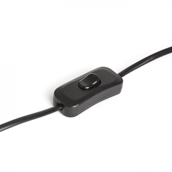 NOVA namizna svetilka črna krom/mlečni akril 230V LED 4.2W 3000K - slika 5