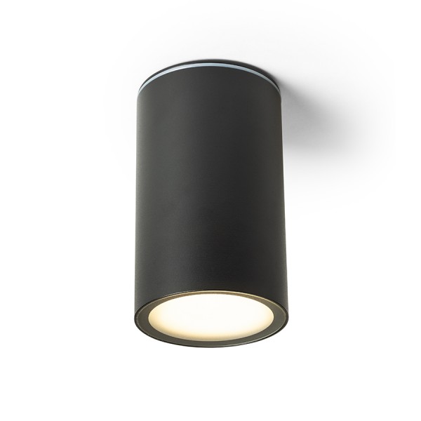 DUNE E27 stropna črna 230V LED E27 9W IP65