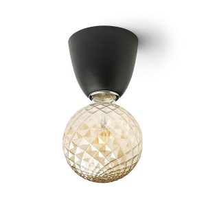 REACH stropna črna 230V LED E27 11W