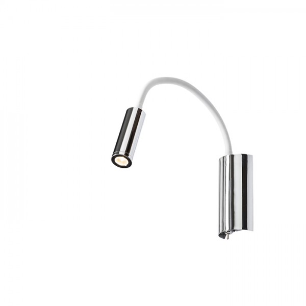 SHOW stenska bela krom 230V LED 3W 3000K