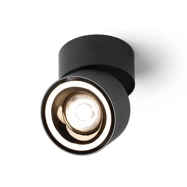 ALBANO nadgradna črna/zlata 230V LED 5W 3000K - slika 4