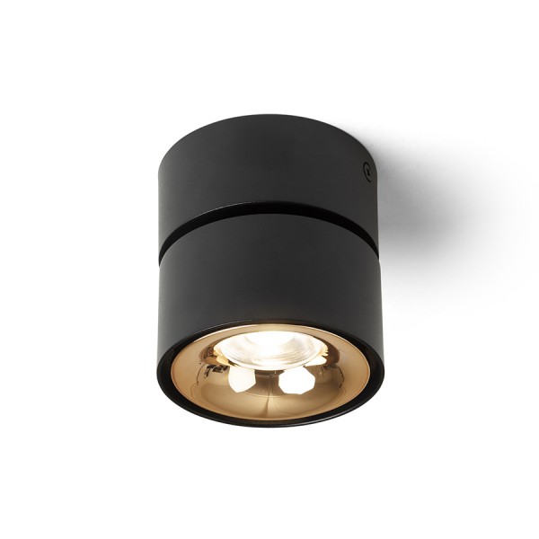ALBANO nadgradna črna/zlata 230V LED 5W 3000K - slika 2
