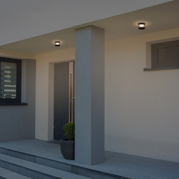 BRENDA nadgradna črna 230V LED LED 9W IP65 3000K - slika 3
