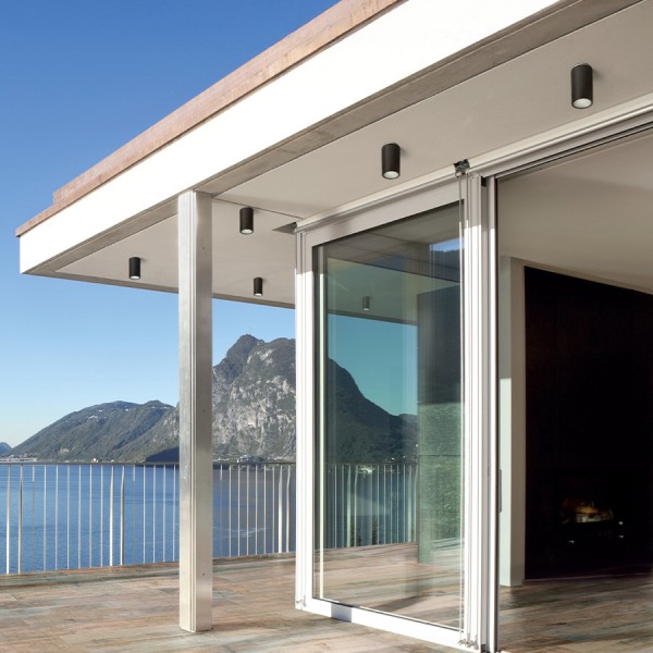 DUNE E27 stropna črna 230V LED E27 9W IP65 - slika 3