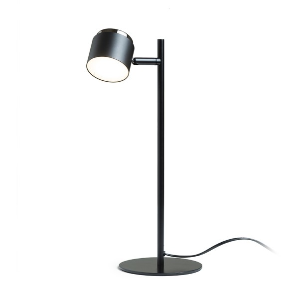 NOVA namizna svetilka črna krom/mlečni akril 230V LED 4.2W 3000K