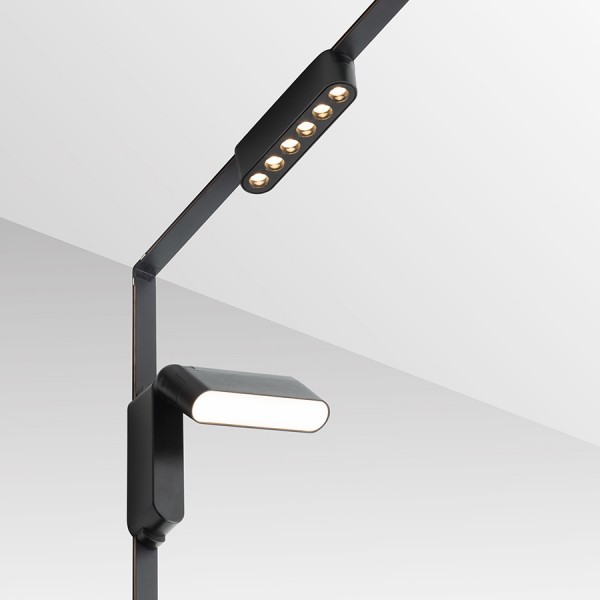 OXONIA 11 s funkcijo nagiba za sistem VEGA/WAVE črna 24= LED 6W 110° 3000K 4000K 6500K - slika 4