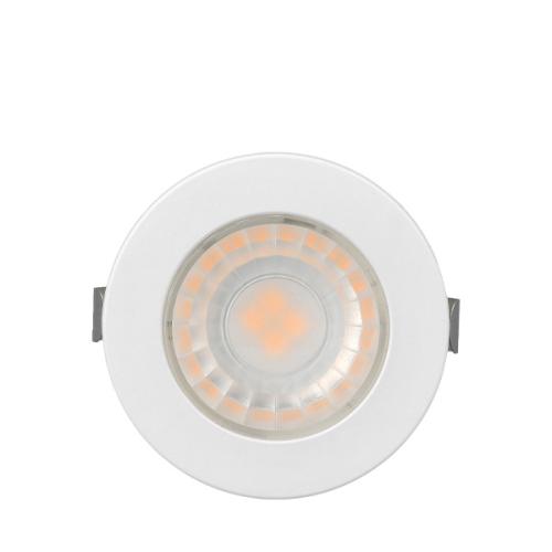 MINISPOT A STROPNA VGRADNA SVETILKA BRAYTRON LED 3W TOPLO BELA IP54 BELA