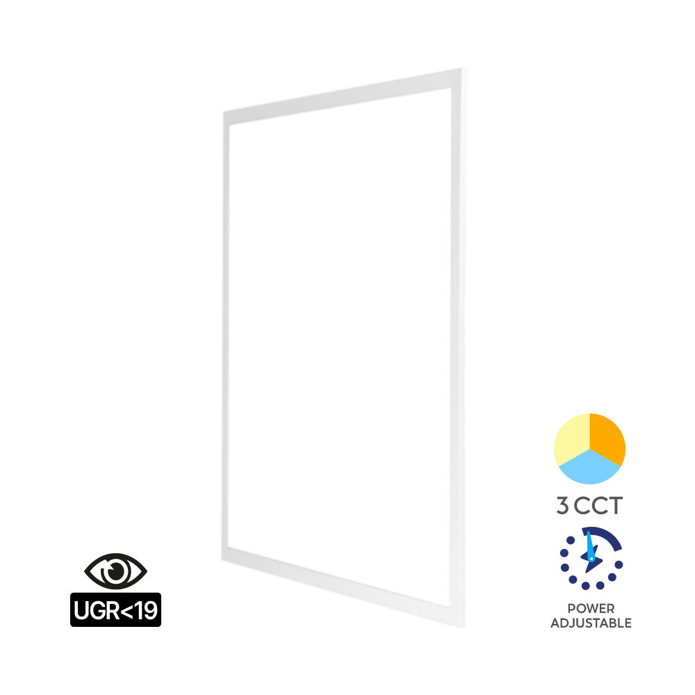 BP27 vgradni panel LED 60x60 UGR 28-40W 3000/4000/6500K kvadraten bel