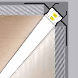 TOPMET LED profil UNI-TILE 12 90