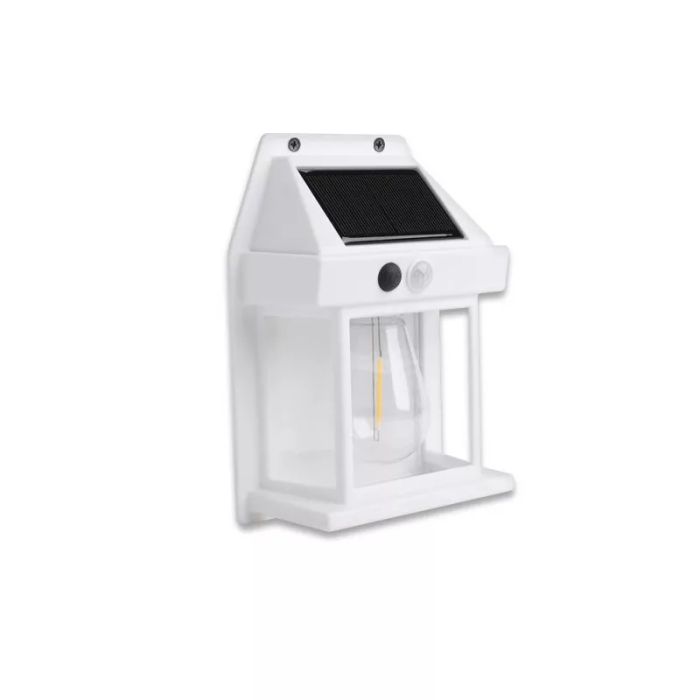 Asalite LED sončna stenska svetilka IP44 3W 3000K (100 lumnov), bela - slika 4