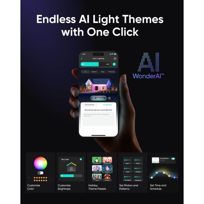 Anker Eufy E22 zunanje RGB lučke, 30m - slika 6
