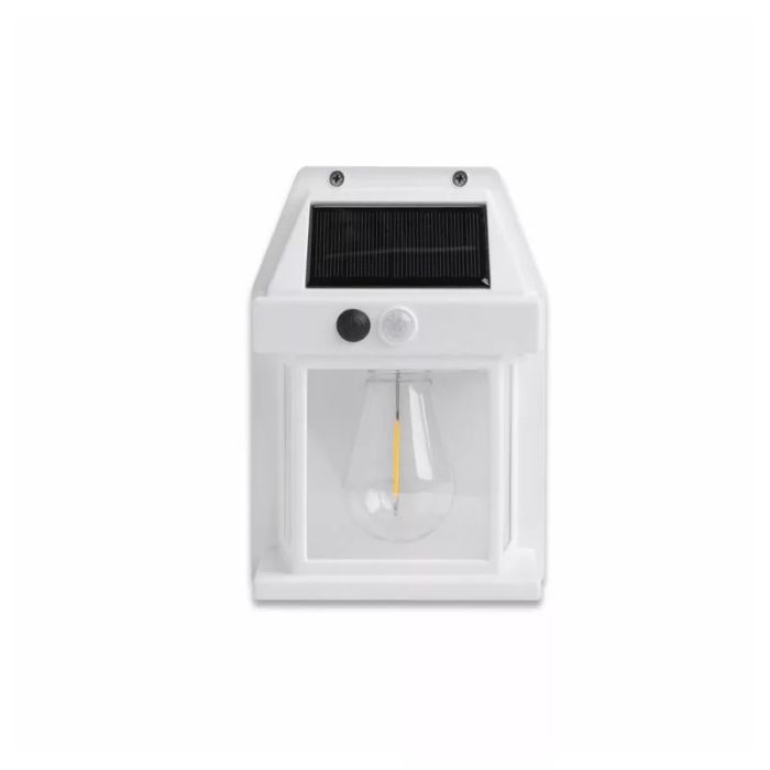 Asalite LED sončna stenska svetilka IP44 3W 3000K (100 lumnov), bela - slika 3