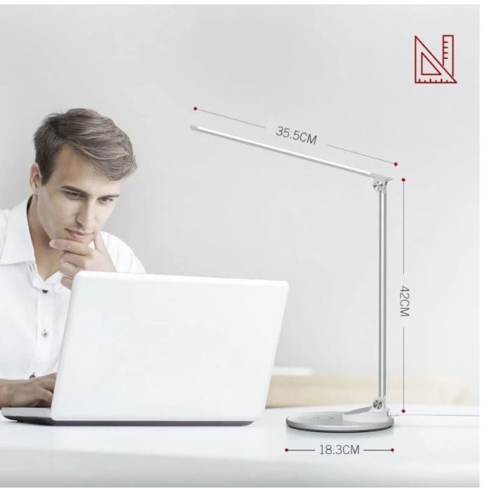 TaoTronics TT-DL069 namizna svetilka srebrna - slika 7