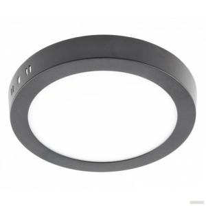 GTV LED panel 19W 1520lm 4000K, nadgradni, okrogel, črn