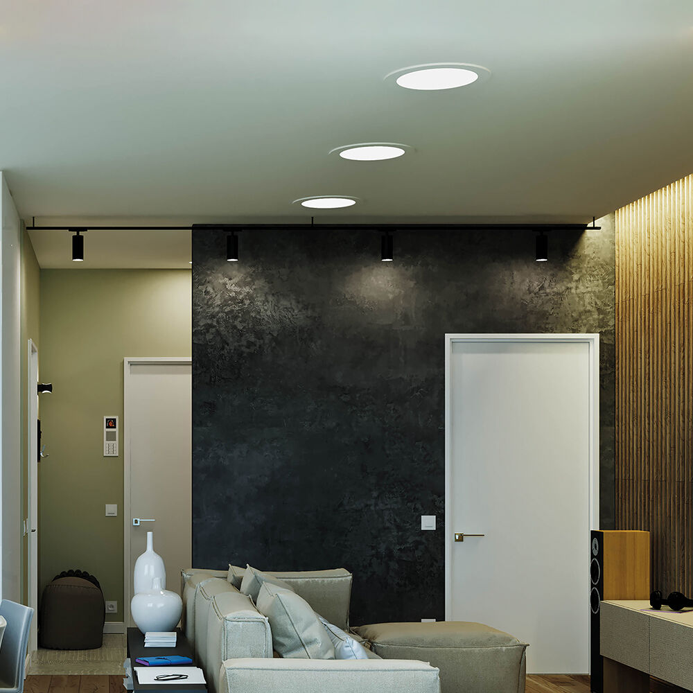 BP01 VGRADNI PANEL LED 9W CCT IP40 OKROGEL BEL